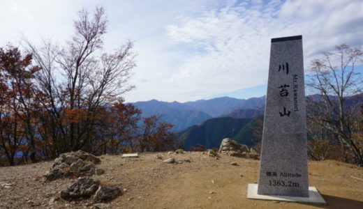 川苔山山頂