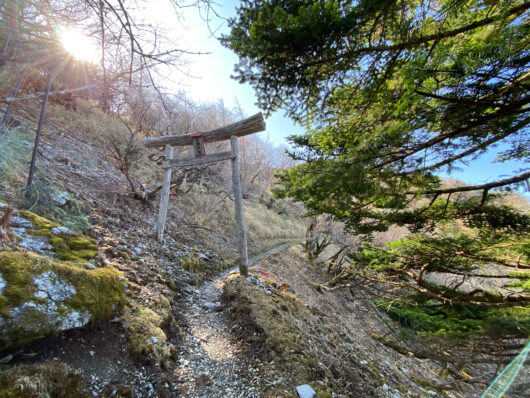 剣山 剣道コース入口